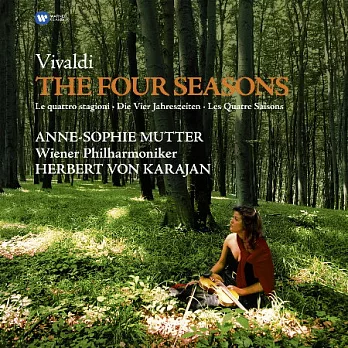 韋瓦第：《四季》小提琴協奏曲 / 慕特〈小提琴〉卡拉揚〈指揮〉維也納愛樂 (180g) LP黑膠唱片 (歐洲進口盤)