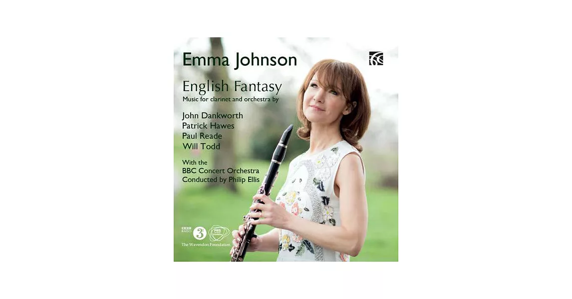 豎笛家艾瑪‧強森專輯5:英國幻想,四首為艾瑪而作的協奏曲 (CD)