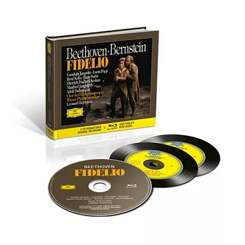 貝多芬：歌劇“費黛里奧 / 費雪狄斯考 / 雅諾薇茲 / 波普/ 伯恩斯坦指揮 / 維也納愛樂 (2CD+Pure Audio)