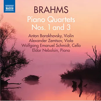 布拉姆斯：第一、三號鋼琴四重奏 / 巴洛可夫斯基(小提琴), 澤姆佐夫(中提琴), 舒密特(大提琴), 涅柏辛(鋼琴)  (CD)