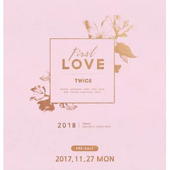 TWICE / 2108 SEASON’S GREETINGS [FIRST LOVE] 季節的問候(韓國進口版)