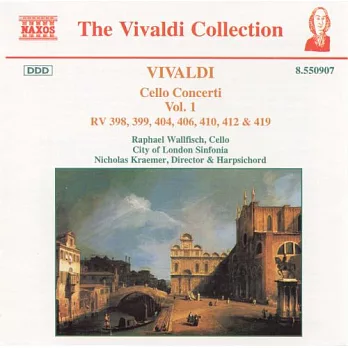 韋瓦第：大提琴協奏曲, Vol.1 / 克雷默(指揮) 倫敦市立交響樂團, 瓦費雪(大提琴)