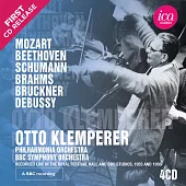 莫札特,貝多芬,舒曼,布拉姆斯,布魯克納,德布西(1955-1956)-管弦樂作品 / 克倫培勒(指揮)BBC交響樂團,愛樂管弦樂團 (CD)