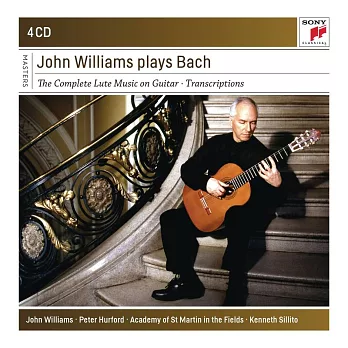 《典範大師套裝系列163》約翰‧威廉士演奏巴哈作品集 / 約翰‧威廉士 (4CD)