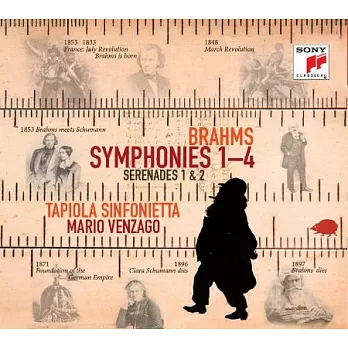 布拉姆斯交響曲全集 & 小夜曲作品  / 馬利歐．凡薩戈 (3CD)