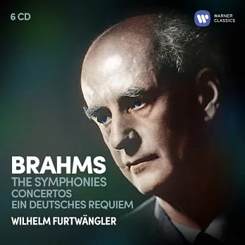 世紀典藏超值盒 - - 布拉姆斯：交響曲全集、協奏曲、德意志安魂曲 / 福特萬格勒〈指揮〉維也納愛樂、柏林愛樂等 曼紐因〈小提琴〉費雪〈鋼琴〉等 (6CD)