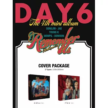 DAY6 - REMEMBER US: YOUTH PART 2 (4TH mini album) (韓國進口版)