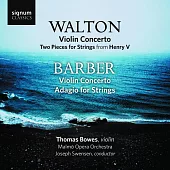 巴伯、華爾頓：小提琴協奏曲、巴伯：弦樂慢板/湯瑪士‧鮑伊