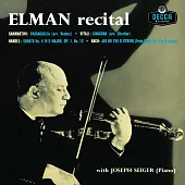 小提琴音樂會 / 米夏．艾爾曼(小提琴)、約瑟夫．席格(鋼琴) (180g 黑膠 LP)