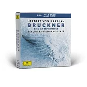 布魯克納：交響曲全輯 / 卡拉揚指揮 / 柏林愛樂 (9 CD + Blu-ray Audio)