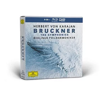 布魯克納：交響曲全輯 / 卡拉揚指揮 / 柏林愛樂 (9 CD + Blu-ray Audio)