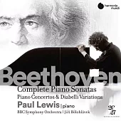 貝多芬: 鋼琴奏鳴曲,鋼琴協奏曲全集,迪亞貝里變奏曲 / 保羅.路易斯 鋼琴 (14CD)