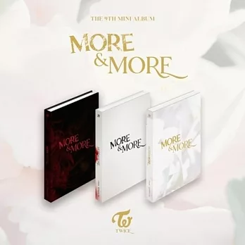 TWICE - MORE & MORE (9TH MINI ALBUM) 迷你九輯 (韓國進口版) 3版隨機