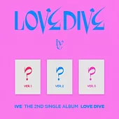 IVE - LOVE DIVE (2ND SINGLE ALBUM)第二張單曲 (韓國進口版) K4通路 VER.1