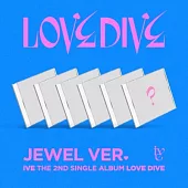 IVE - LOVE DIVE (2ND SINGLE ALBUM)第二張單曲 (韓國進口版) 6版合購
