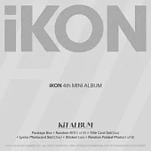 IKON - FLASHBACK (4TH MINI ALBUM) 迷你四輯 (韓國進口版) KIT ALBUM 智能卡