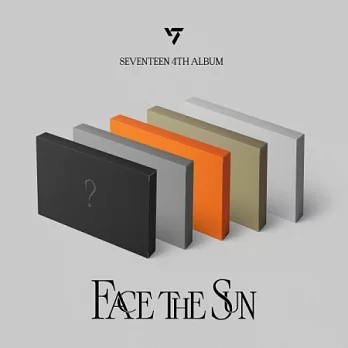 SEVENTEEN - VOL.4 [FACE THE SUN] 正規四輯 (韓國進口版) 官網版 5版隨機
