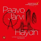 海頓: 倫敦交響曲集，第一冊:第101號「時鐘」、第103號「擂鼓」/ 帕佛.賈維 & 布萊梅德意志室內愛樂管弦樂團
