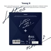 姜永晛 YOUNG K (DAY6) - LETTERS WITH NOT 正規一輯 DIGIPACK版 (韓國進口版)