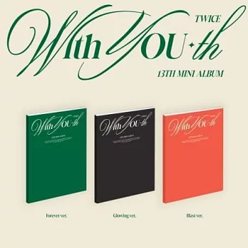 TWICE WITH YOU-TH（13TH MINI ALBUM）迷你十三輯 GLOWING版（韓國進口版）
