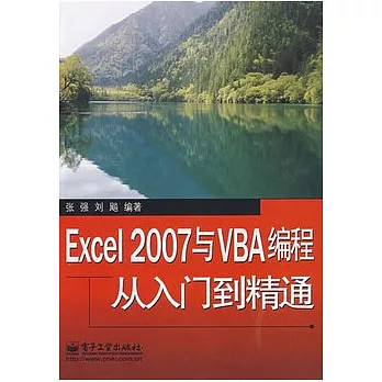 Excel2007與VBA編程從入門到精通