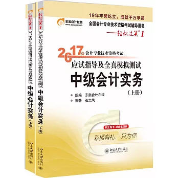 2017年會計專業技術資格考試應試指導及全真模擬測試：中級會計實務（上下冊）