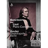 兩位大師之相遇~巴倫波因與布列茲共演「李斯特」兩首鋼琴協奏曲 / 丹尼爾.巴倫波因(鋼琴)、皮耶.布列茲(指揮)柏林國立管弦樂團 DVD