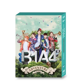 B1A4 / 2015 ADVENTURE演唱會DVD (2DVD +80頁全彩寫真集+B1A4全彩限量海報)