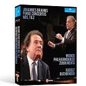 布拉姆斯：兩首鋼琴協奏曲/布赫賓德/祖賓梅塔指揮維也納愛樂 (DVD)