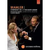 馬勒：第四號交響曲、呂特克之歌 / 次女高音〈柯翠娜〉阿巴多〈指揮〉琉森節慶管弦樂團 (DVD)