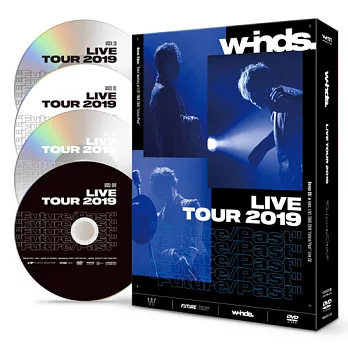 w-inds. / w-inds. LIVE TOUR 2019 ＂Future/Past＂ 2DVD + 2CD 初回限定盤豪華BOX裝