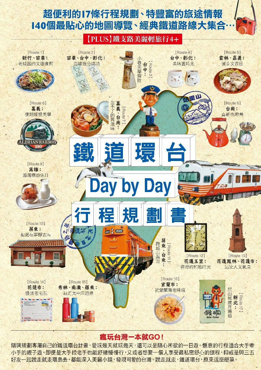 鐵道環台Day by Day行程規劃書 (電子書)