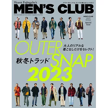(日文雜誌) MEN’S CLUB 2023 Winter Special issue (電子雜誌)
