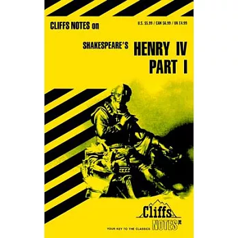 Cliffsnotes on Shakespeare’s Henry IV, Part 1