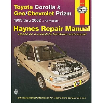 Toyota Corolla and Geo/Chev Prizm Auto Repair Manual 93-02