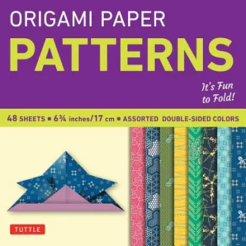 Origami Paper - Patterns - Small 6 3/4＂ - 49 Sheets: 49 Sheets