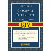 The Holy Bible: King James Version, Burgundy, Bonded Leather, Compact, Reference, Magnetic Closure