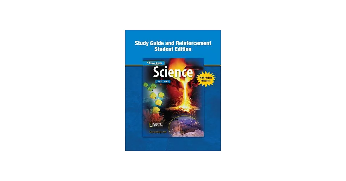 博客來-Glencoe Iscience: Level Blue, Grade 8, Reinforcement and Study ...