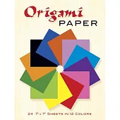 Origami Paper: Includes 24 Sheets of Color Paper in 12 Colors