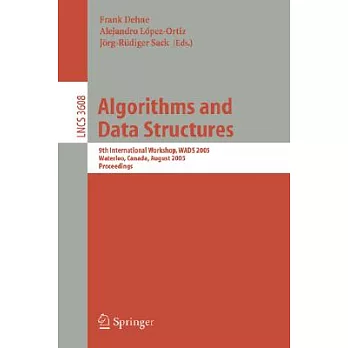 Algorithms and Data Structures: 8th International Workshop, Wads 2003, Ottawa, Ontario, Canada, July 30-August 1, 2003 : Proceed