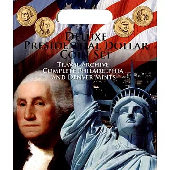 Deluxe Presidential Dollar Coin Set: Travel Archive Complete Philadelphia and Denver Mints