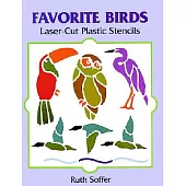 Favorite Birds Laser-Cut Plastic Stencils