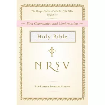 Holy Bible: New Revised Standard Version, White, Harpercollins Catholic Gift Bible