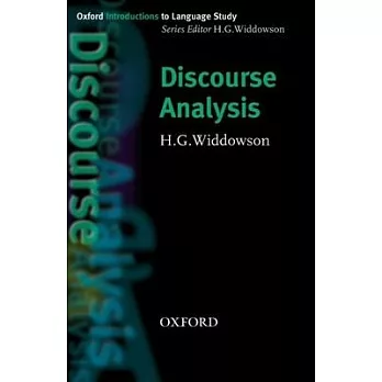 Discourse Analysis: Oxford Introductions to Lanuage Study