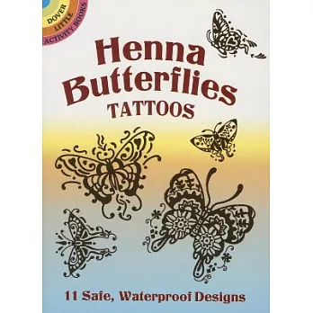 Henna Butterflies Tattoos [With Tattoos]