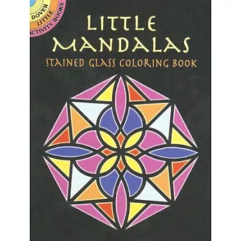 Little Mandalas Stained Glass Coloring Book