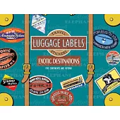 Exotic Destinations Luggage Labels