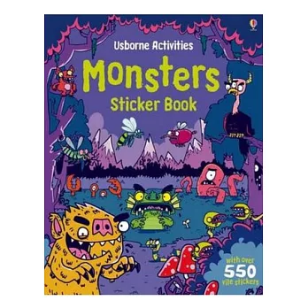 Monsters sticker book