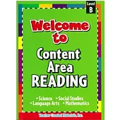Welcome to Content Area Reading B