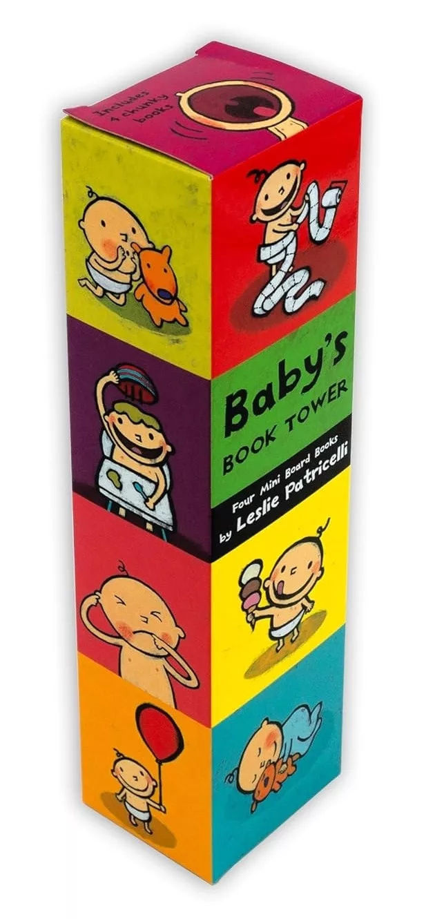Baby’s Book Tower: Four Mini Board Books